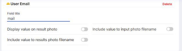 User Email