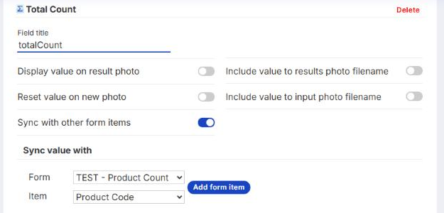 Formulas — Sync with other form items