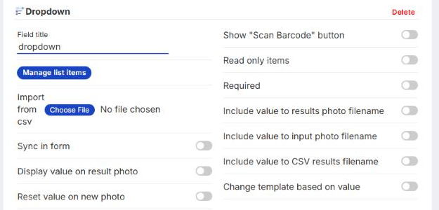 Dropdown