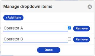 Dropdown